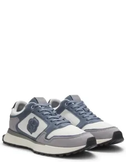 Suede-trim Trainers
