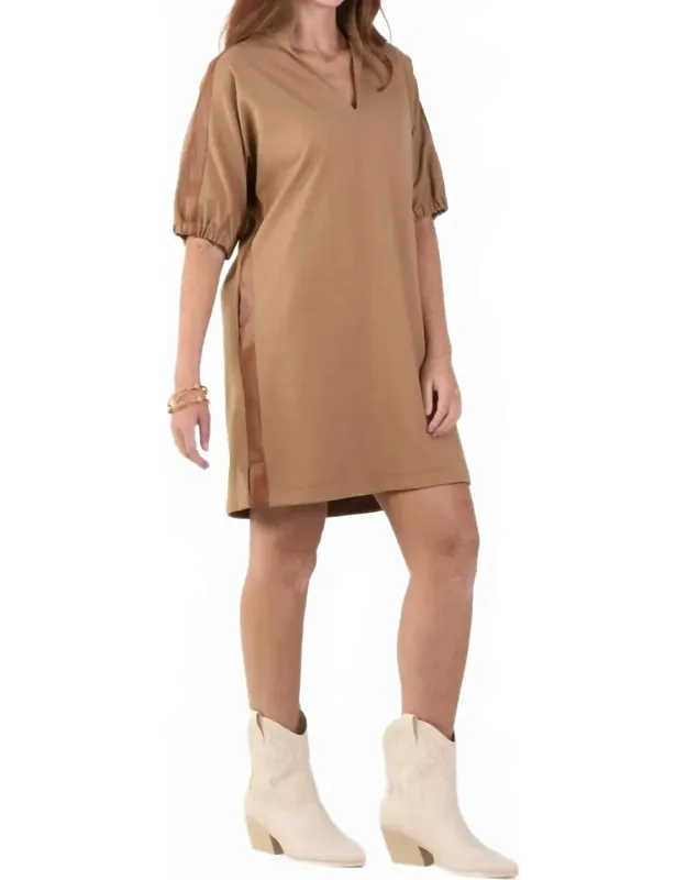 Poppy Dress - Loose Fit With Side Slit Pockets