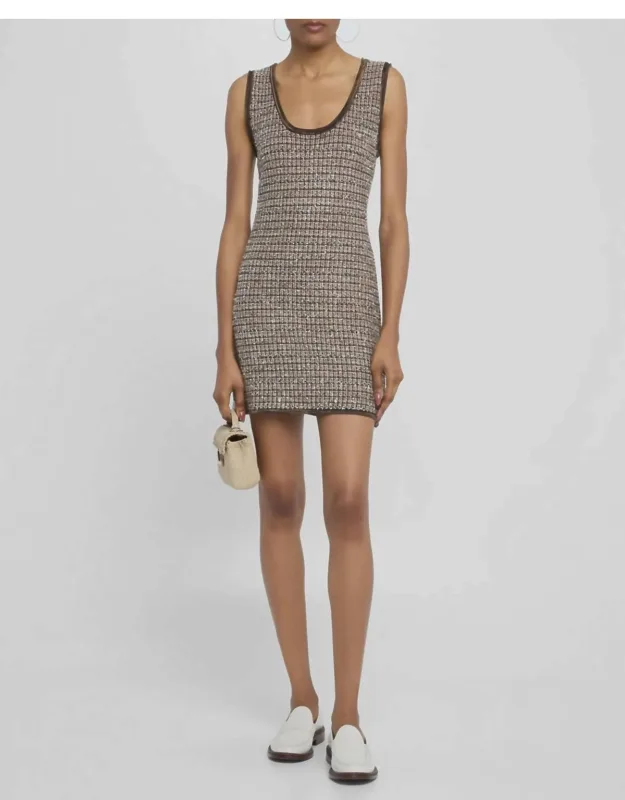 Tweed Knit Dress
