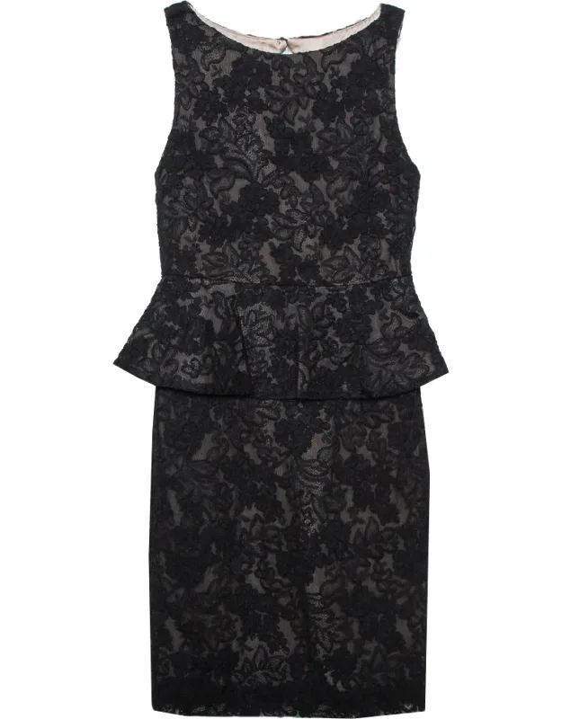 Lace Peplum Dress