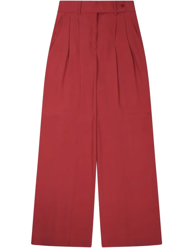 Wide Leg Tailored Pants