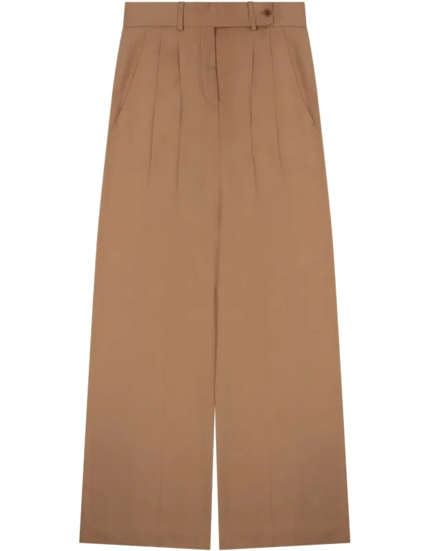 Wide Leg Tailored Pants