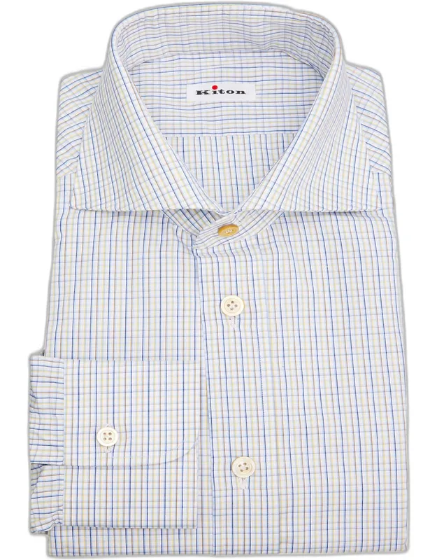 Cotton Graph Check Classic-fit Dress Shirt