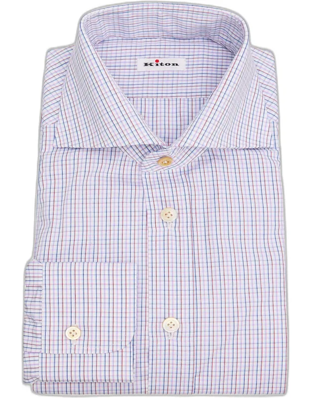 Cotton Graph Check Classic-fit Dress Shirt