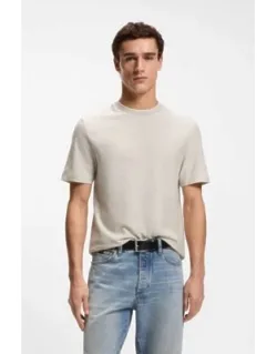 Cotton-silk T-shirt With Rich Structure