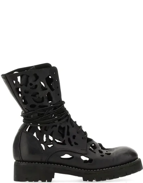 Ankle Boots With Cut Out Details
