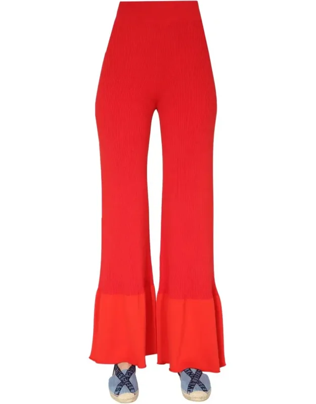 Ribbed Knit Trousers