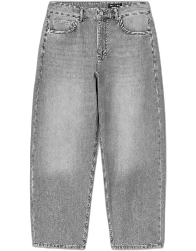 Curve Barrel Leg Denim Jeans