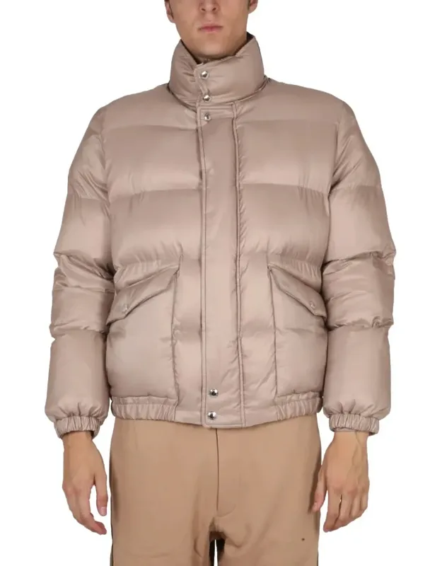 Graffiti Logo Print Down Jacket