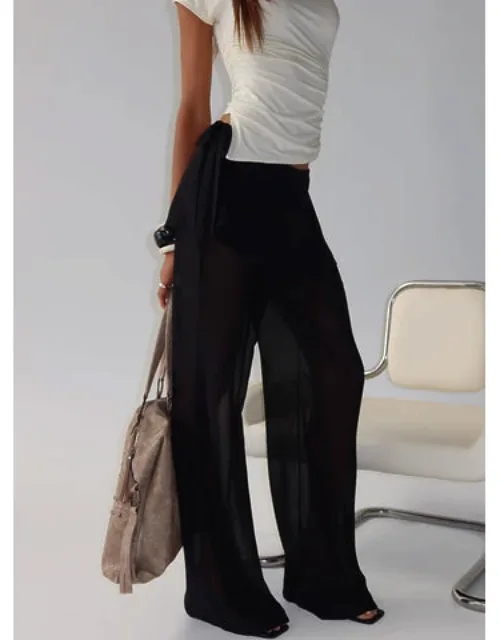 Chiffon Layered Pants