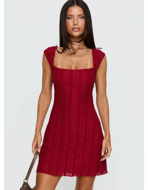 Textured Mini Dress