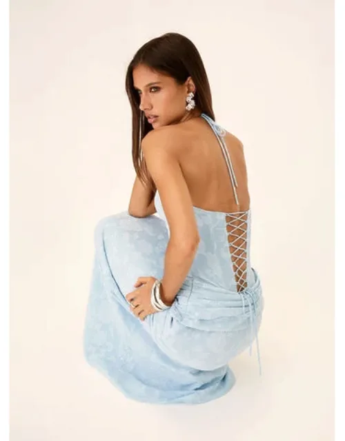 Love From Portofino Corset Maxi Dress