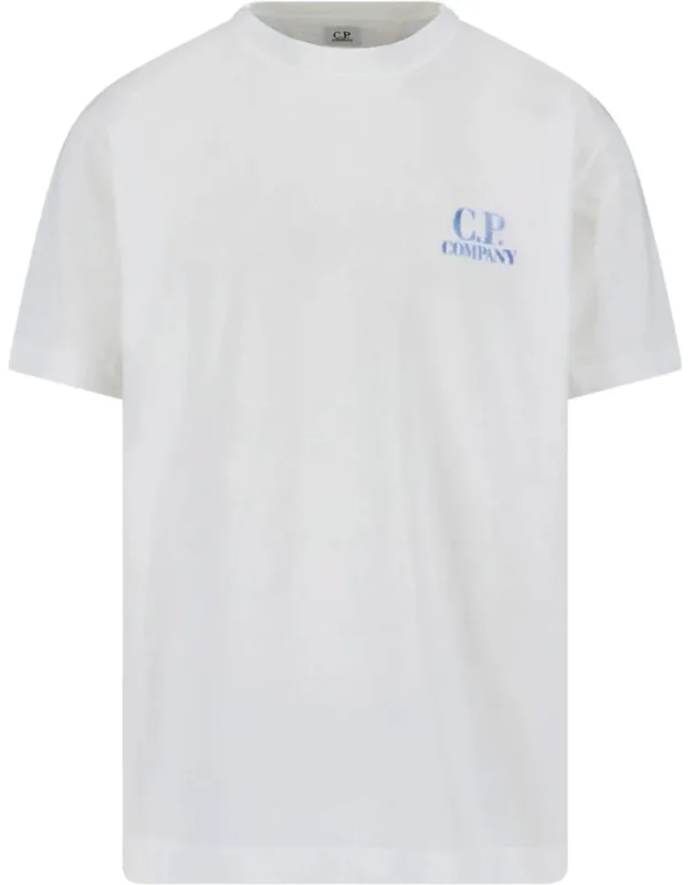 Logo T-shirt With Crewneck And Contrasting Logo