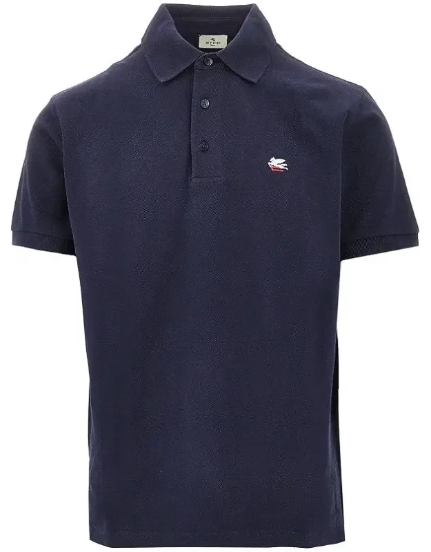 Logo Embroidery Piquet Polo Shirt