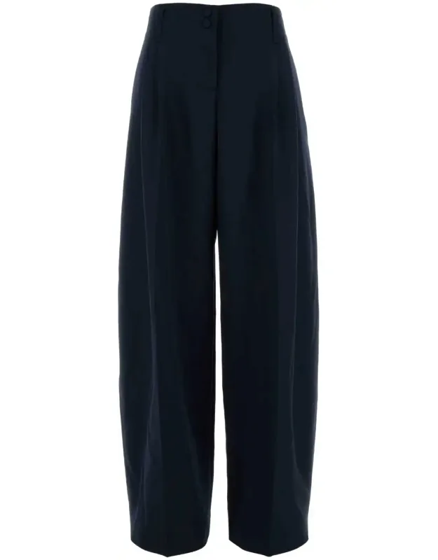 Wool Wide-leg Pants