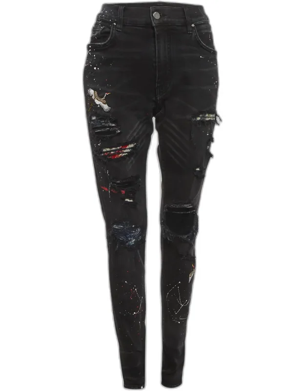 Distressed Denim Jeans