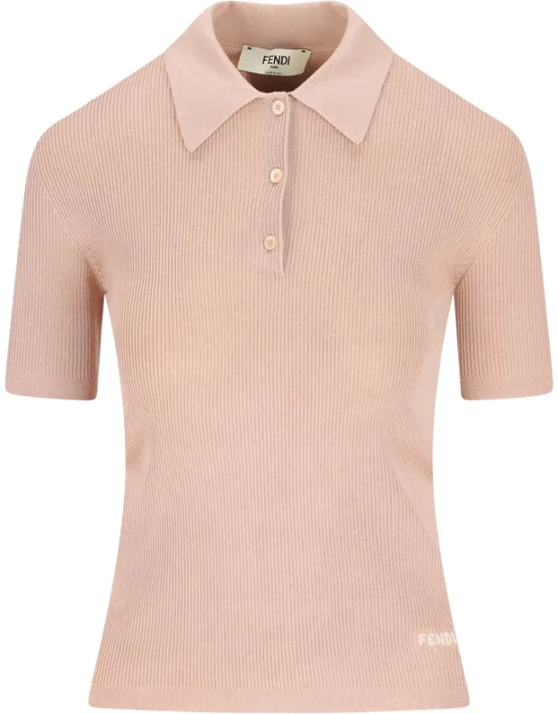 Button-up Short-sleeve Polo Shirt