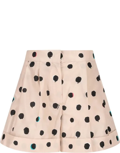Pleated Shorts