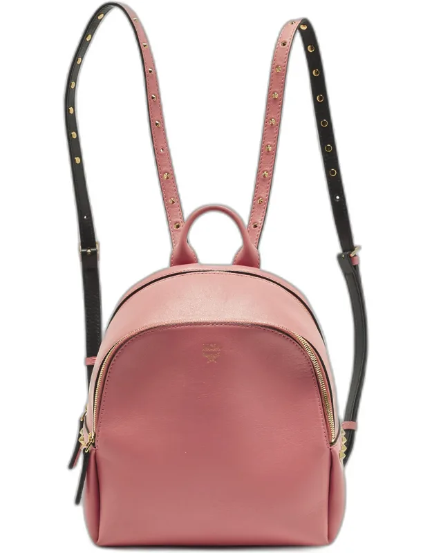 Studded Leather Backpack