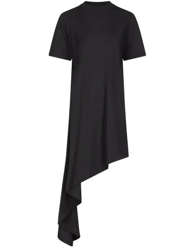 Loulou De Saison Dress Asymmetric Pleated