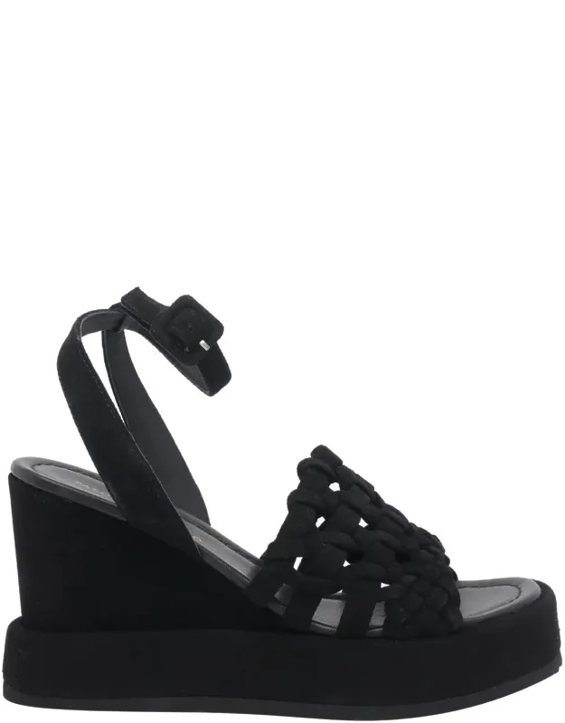 Ulla Wedges, Buckle Closure, Platform 10 Cm