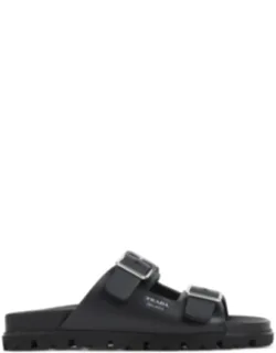 Sandals With Round Open Toe And Adjustable Straps