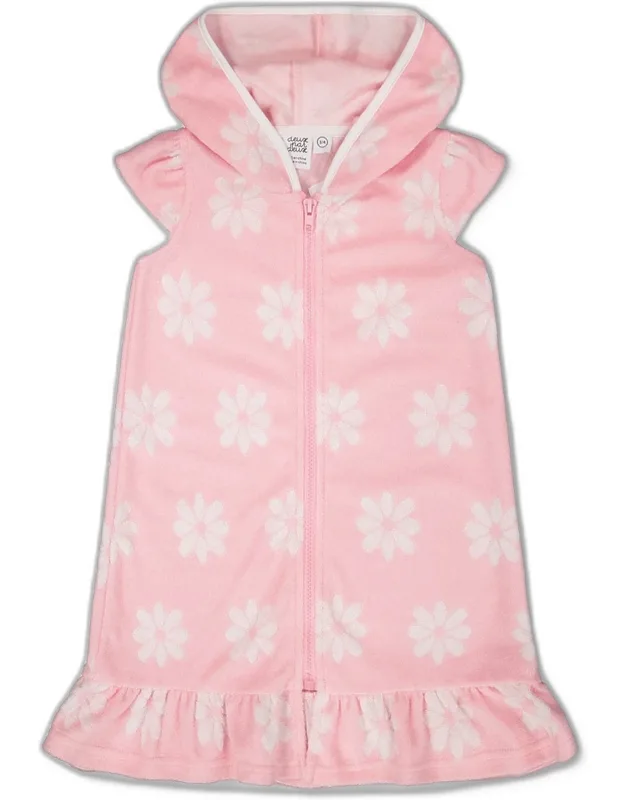 Terry Cloth Beach Hoodie Dress
