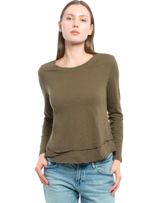 Long Sleeve Mock Layer Top