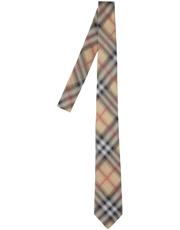 Check Silk Tie