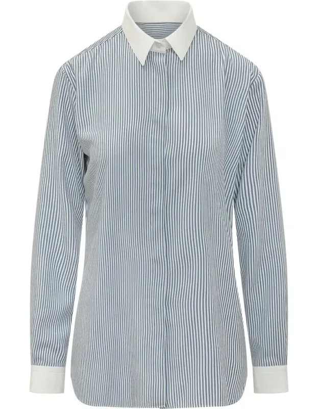 Striped Silk Shirt