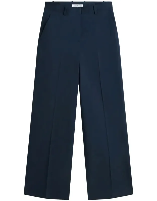 Cotton Wide Leg Pants