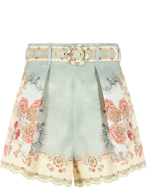 Daylight Multicolored Linen Shorts