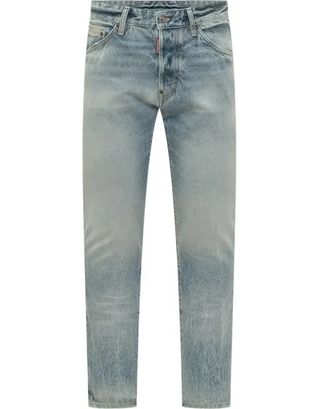 Teddy Jeans With Button Closure
