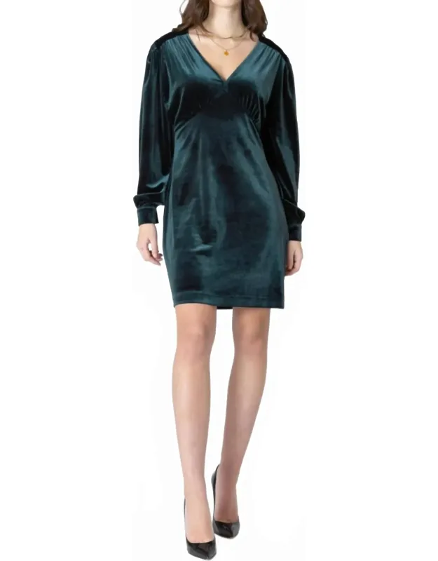 Velvet Mini Dress