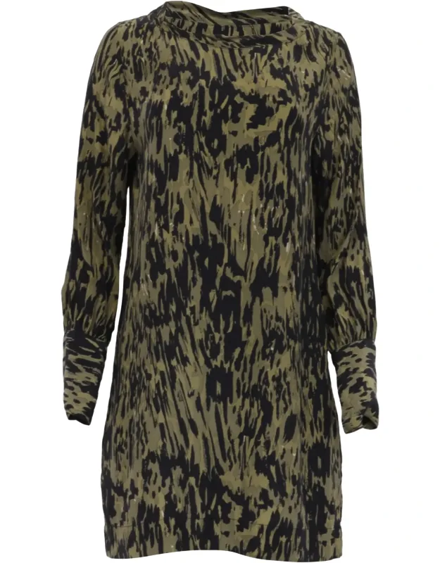 Printed Mini Dress