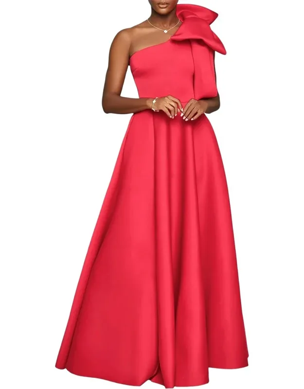 One-shoulder Maxi Dress