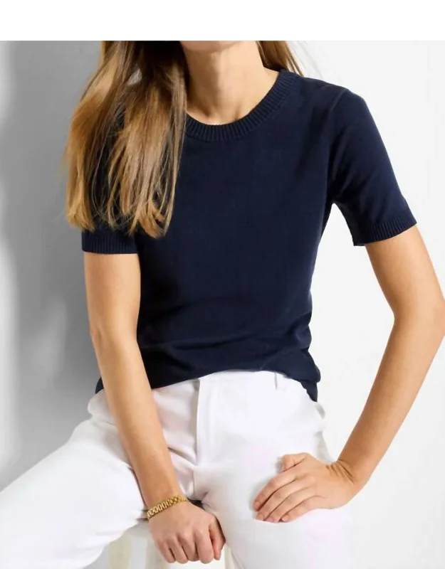 Easy Scoop Neck Sweater Tee