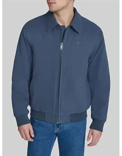 Water-resistant Microtwill Golf Bomber Jacket