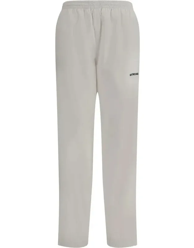 Pants With Elasticized Waist And Side Pockets
