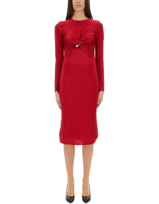 Safety Pin Midi Dress