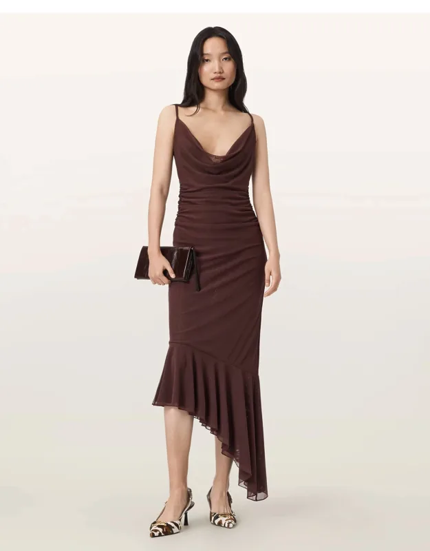 Mesh Midi Dress