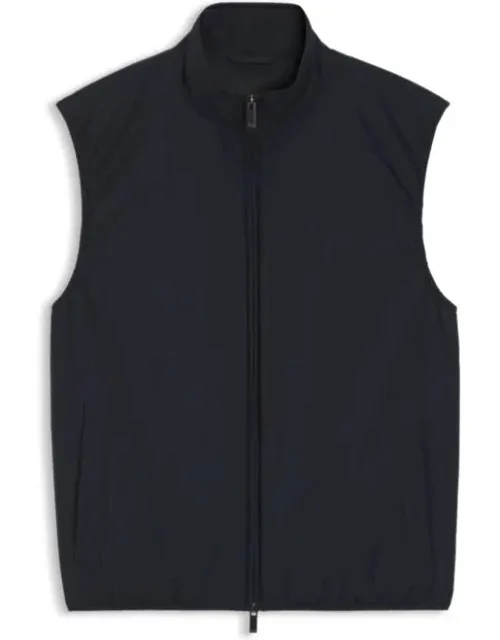 Knit-trim Gilet