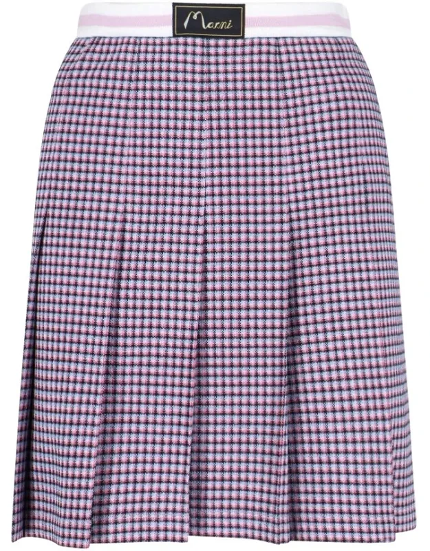 Logo Midi Skirt