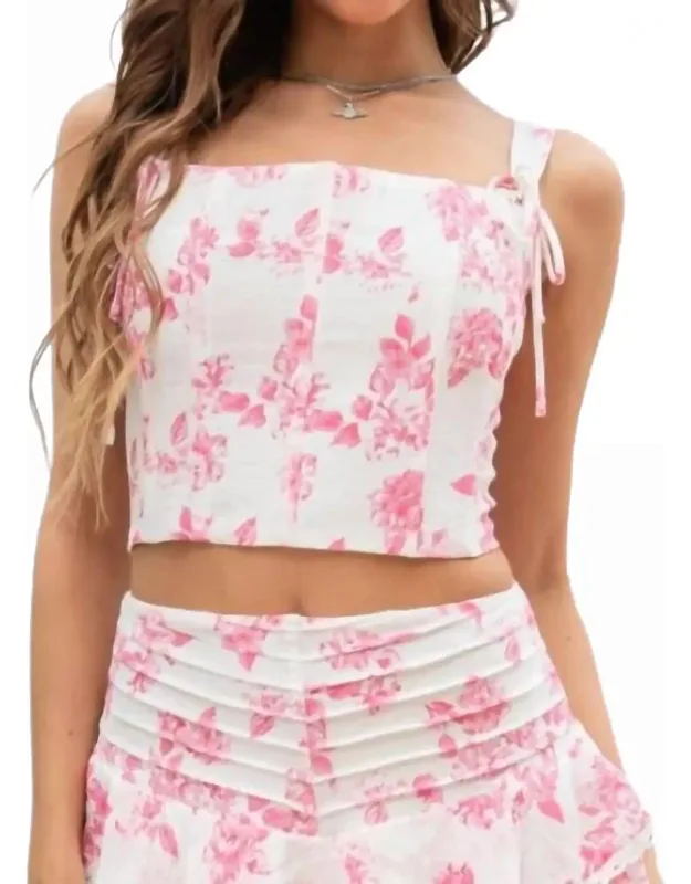 Floral Corset Top