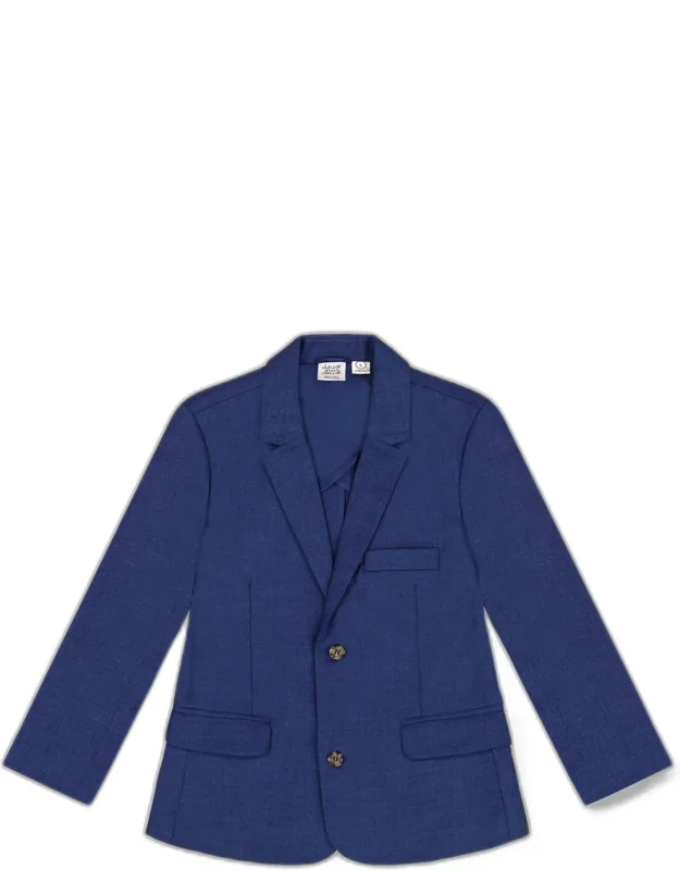 Two-button Closure Flap Pocket Blazer