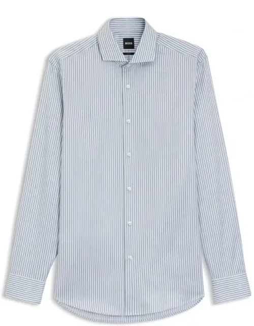 Striped Cotton Twill Shirt
