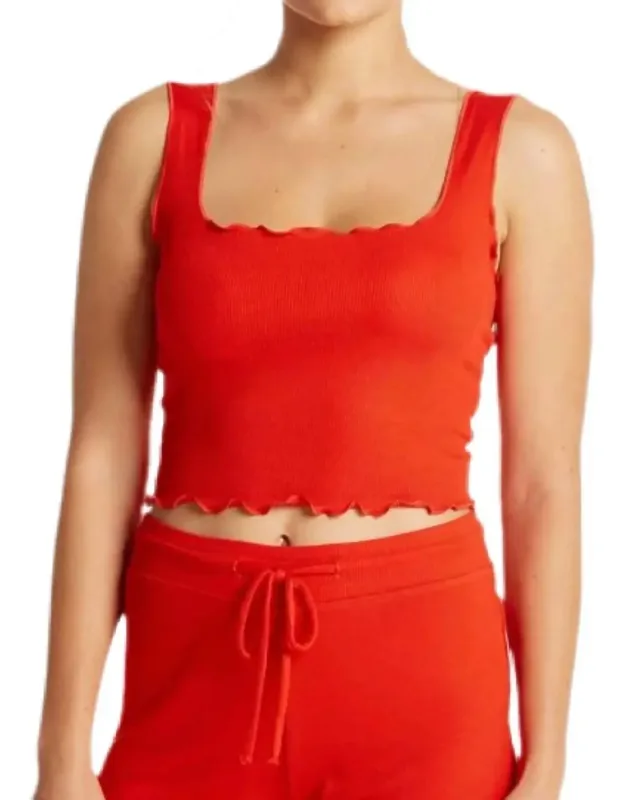 Lettuce Bra Crop Top
