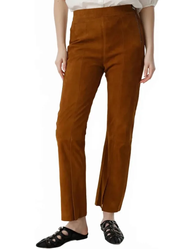 Suede Pants