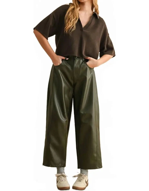Pleather Pants