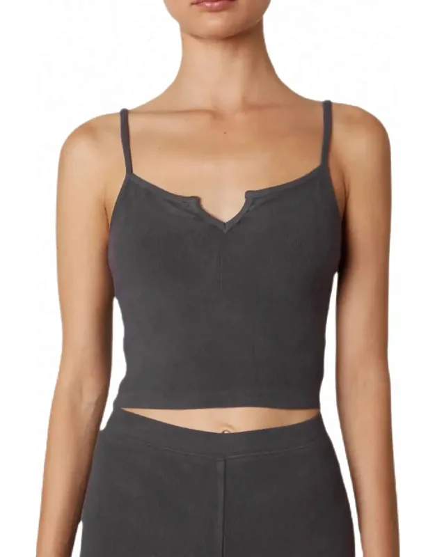 Notched Tank Top